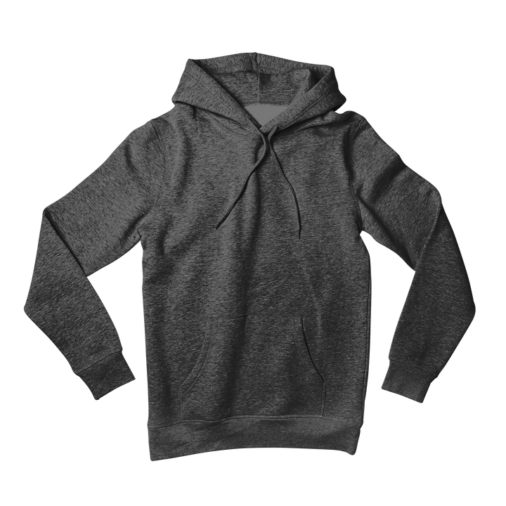 gray hoodie front